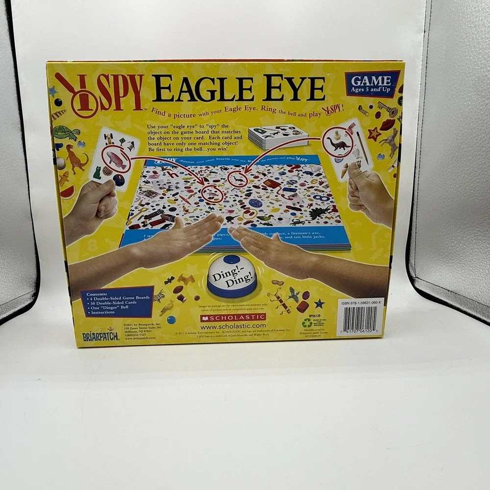 I SPY EAGLE EYE Game Find a Picture Ring the Bell Ages 5+ Great‎ Family Fun